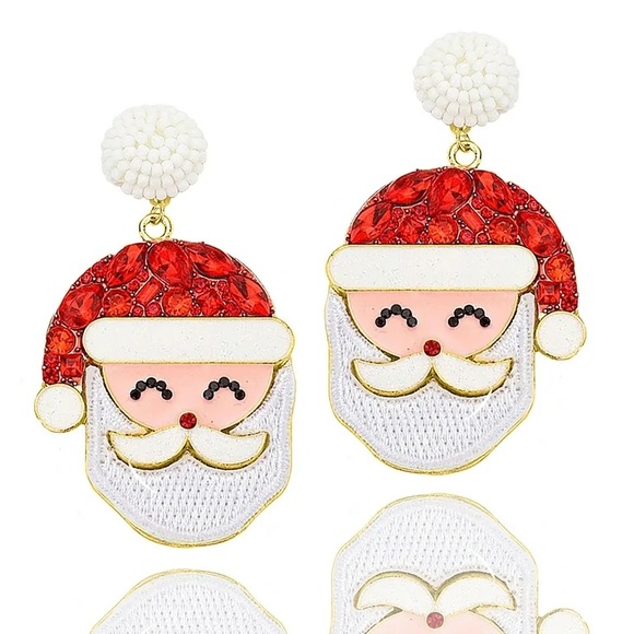 Santa clause earrings - Picture 1 of 4